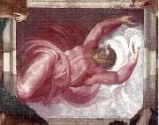Michelangelo Buonarroti Separation of Light from Darkness oil on canvas